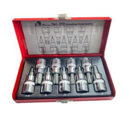 جعبه بکس رونیکس 1/2 اینچ شش گوش 9 پارچه مدل RH-2692