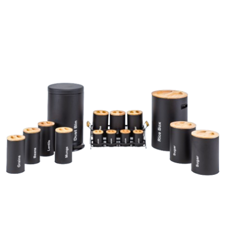 ست 16 پارچه طرح سنباده ای درب چوبی یونیک مدل UN-8005