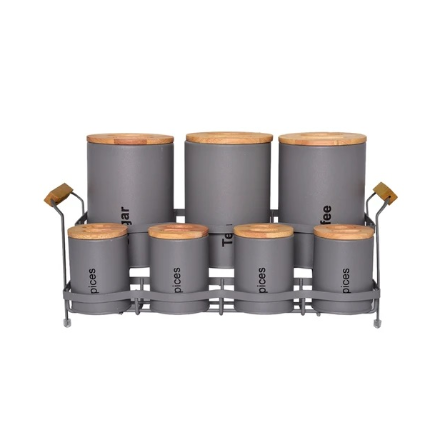 ست 16 پارچه طرح سنباده ای درب چوبی یونیک مدل UN-8009