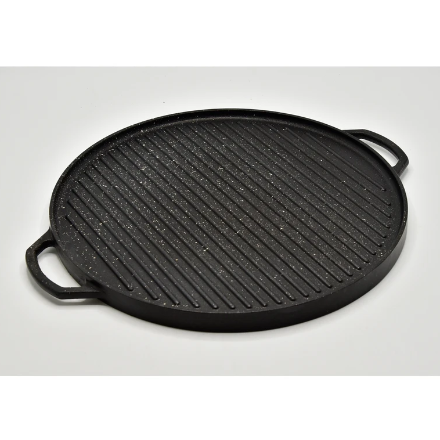 تابه گریل گرد سایز 34+انبر یونیک مدل UN-6029