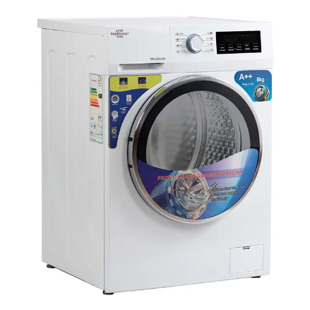 ماشین لباسشویی ناسیونال  8 کیلویی اتوماتیک درب فضایی