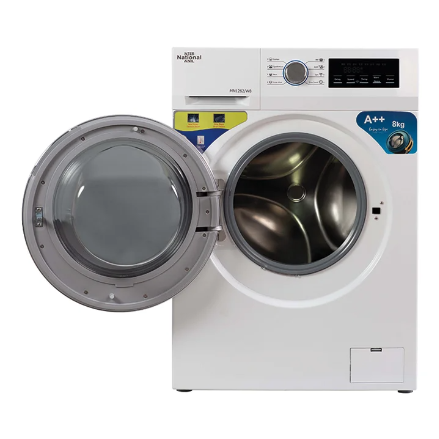 ماشین لباسشویی ناسیونال  8 کیلویی اتوماتیک درب فضایی