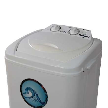 ماشین لباسشویی ناسیونال تک قلو  7 کیلویی مدل 7000