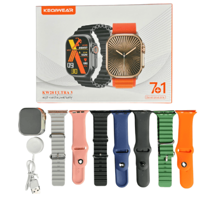 ساعت هوشمند keqiwear مدل Kw28 Ultra3