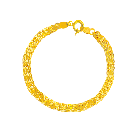 دستبند طلا مدل پولکی