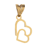 پلاک_طلا_طرح_قلب