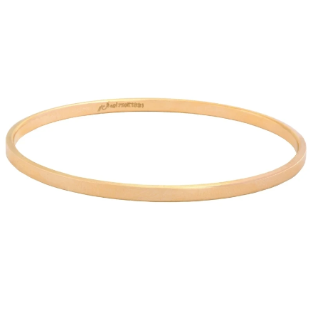 النگو طلا آیینه ای( سایز ۱)