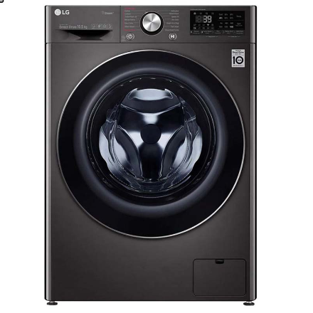 لباسشویی ال جی 10.5 کیلویی V9 مدل WV9142BRP