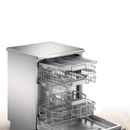 ماشین ظرفشویی بوش سری 6 سه طبقه مدل SMS6HMI27Q