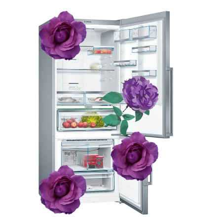 یخچال فریزر بالا پایین بوش 30 فوت مدل KDD86AI304