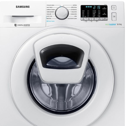 ماشین لباسشویی 8 کیلو ادواش سامسونگ مدل WW80K54E0WW