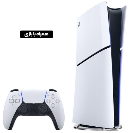 دستگاه ps5 slim digital 2016 همراه با بازی