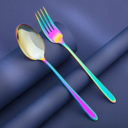 قاشق و چنگال کفچک مدل دونا